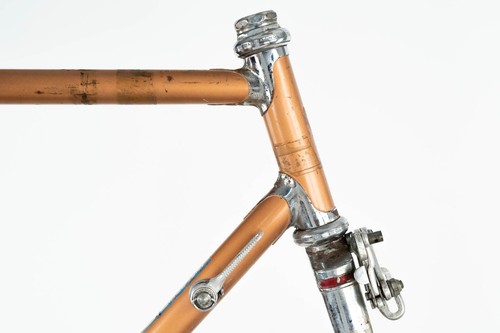 SANCINETO GIAME COLUMBUS STEEL FRAMESET FRAME 60s 70s CAMPAGNOLO VINTAGE LUGS - Picture 5 of 21