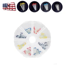 200 Pcs Dental Fiber Post Glass Quartz Teeth Restorative 1.0 1.2 1.4 1.6 1.8mm