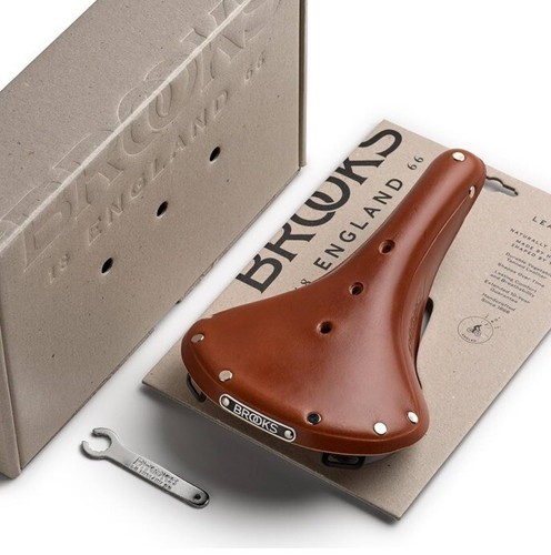 Bike Saddle Brooks England B17 Honey (Leather Made By Hand Shaped By You)