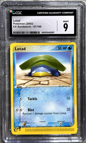 Lotad graded CGC 9 for sale on eBay