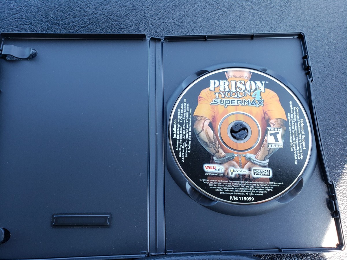 その他 PRISON TYCOON 4 SUPERMAX PC CD-ROM Prison Tycoon 4 SuperMax PC CD-ROM Game | eBay