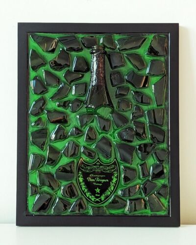 Art Luxury Bottle In Frame- Dom Perignon  - Picture 1 of 6