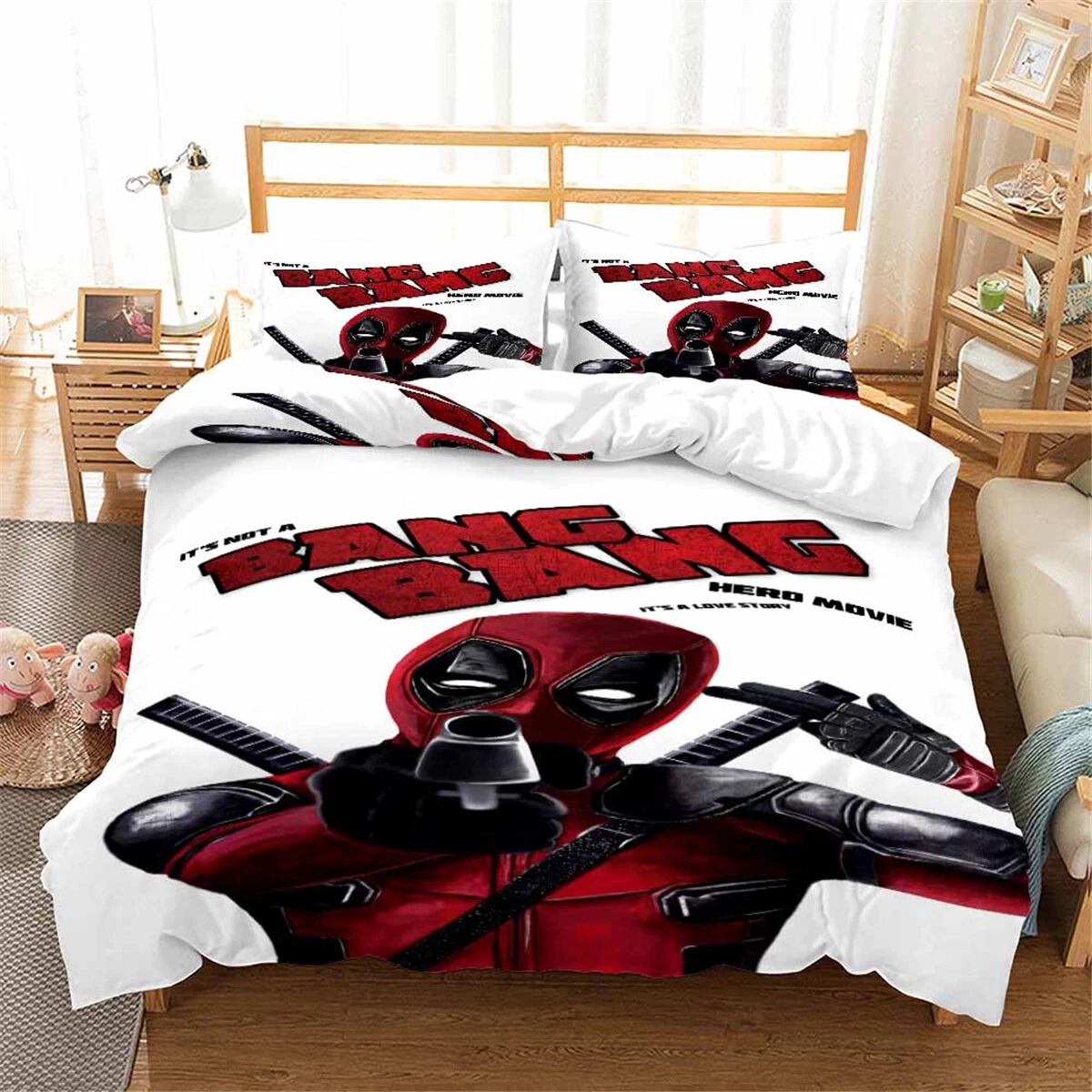 DeadPool Bedding Set, Bedroom Decoration