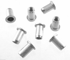M4 - INSERTI FILETTATI RIVETTI ACCIAIO ---- 50 PZ---- INSERTI BUSSOLE