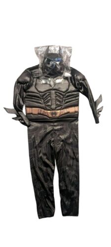 DC Batman Padded Kids Costume Size Small 68 Suit And Mask Headpiece Batman