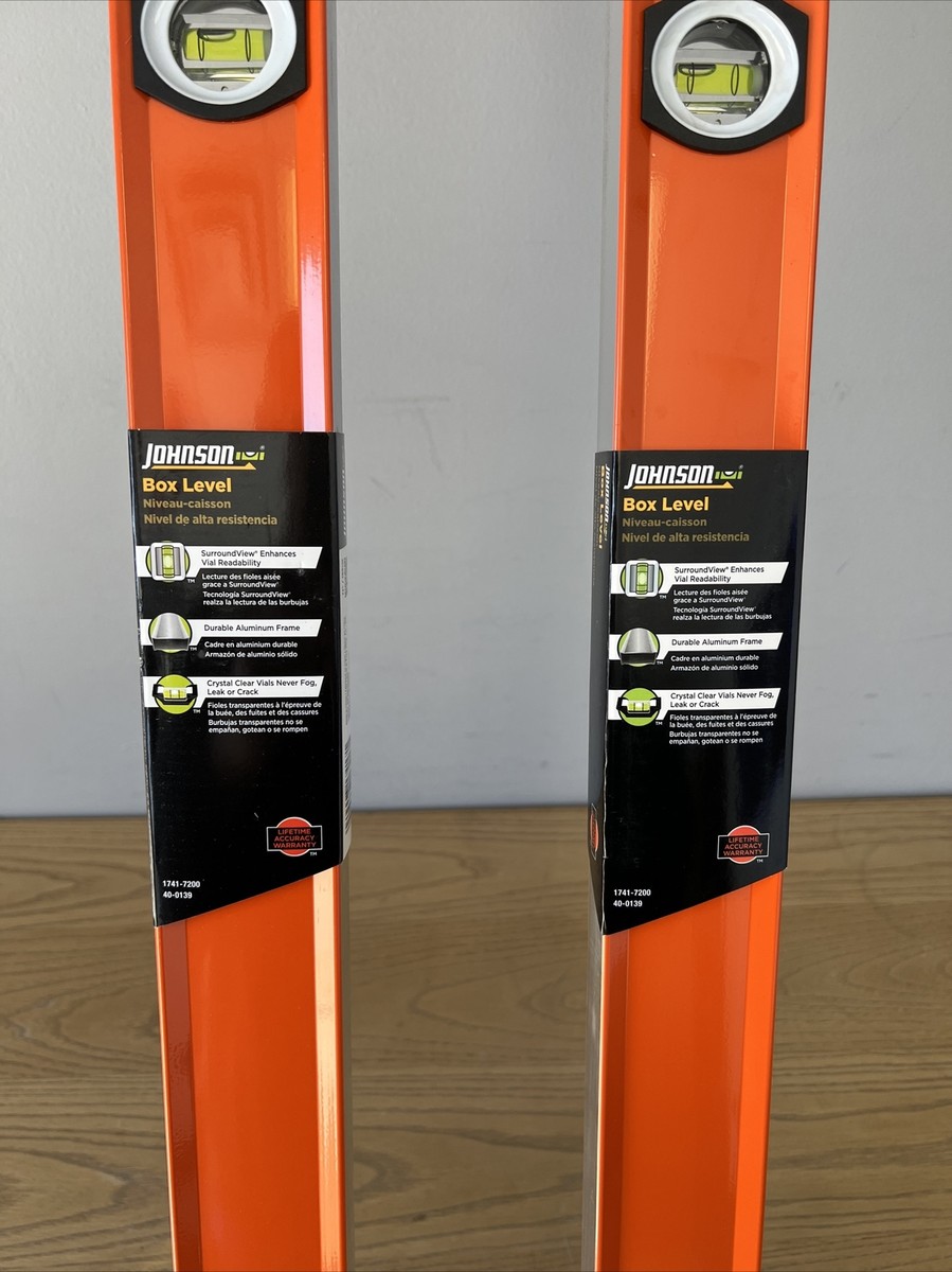 JOHNSON 1741-7200 Box Level 72-Inch (2 PACK) | eBay