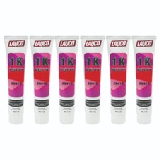 1K Body Filler Putty 6 PACK - Quick & Easy Repairs for Multiple Surfaces