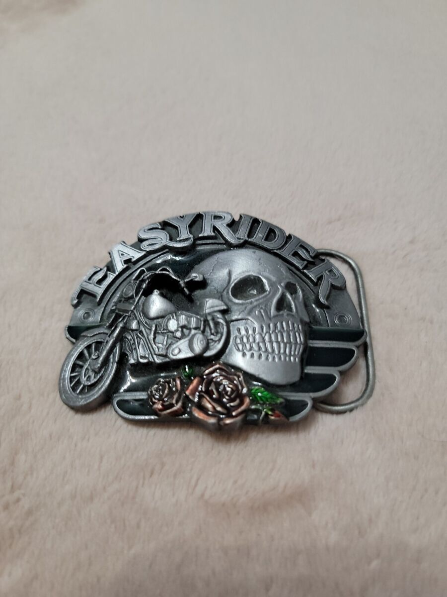 Easy Rider Vintage Skull Belt Buckle Official Licensed Easy Rider Vintage Skull Belt Buckle Official Licensed