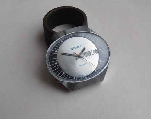 Reloj de colección soviético URSS Poljot Olympic "Stadium", día/fecha años 80