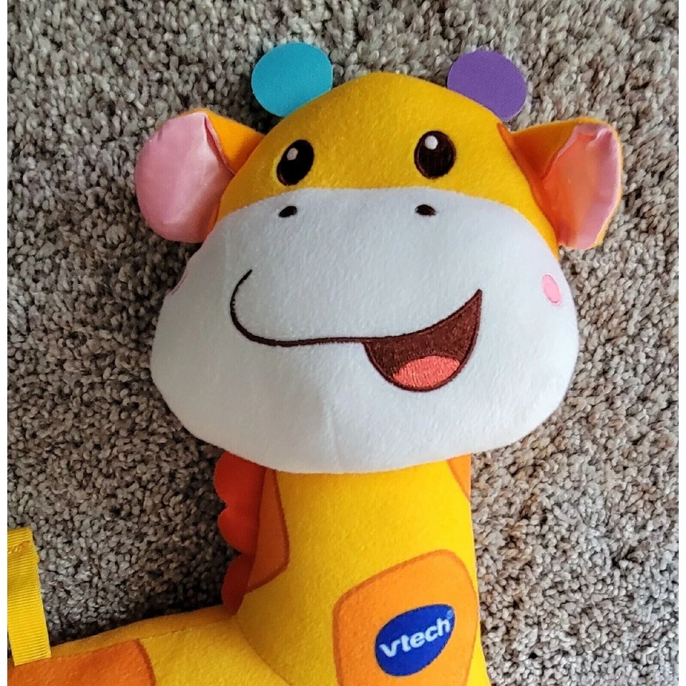 Almohada VTech Tummy Time Discovery jirafa peluche animal de peluche añade tus juguetes Foto 2 de 4