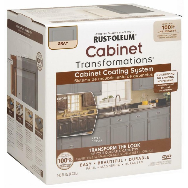 Rust Oleum Transformations 1 Qt Java Brown Cabinet Decorative