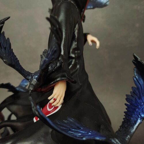 "Statua Naruto Shippuden Akatsuki Uchiha Itachi PVC nuova con scatola grande 10" - Foto 4 di 6