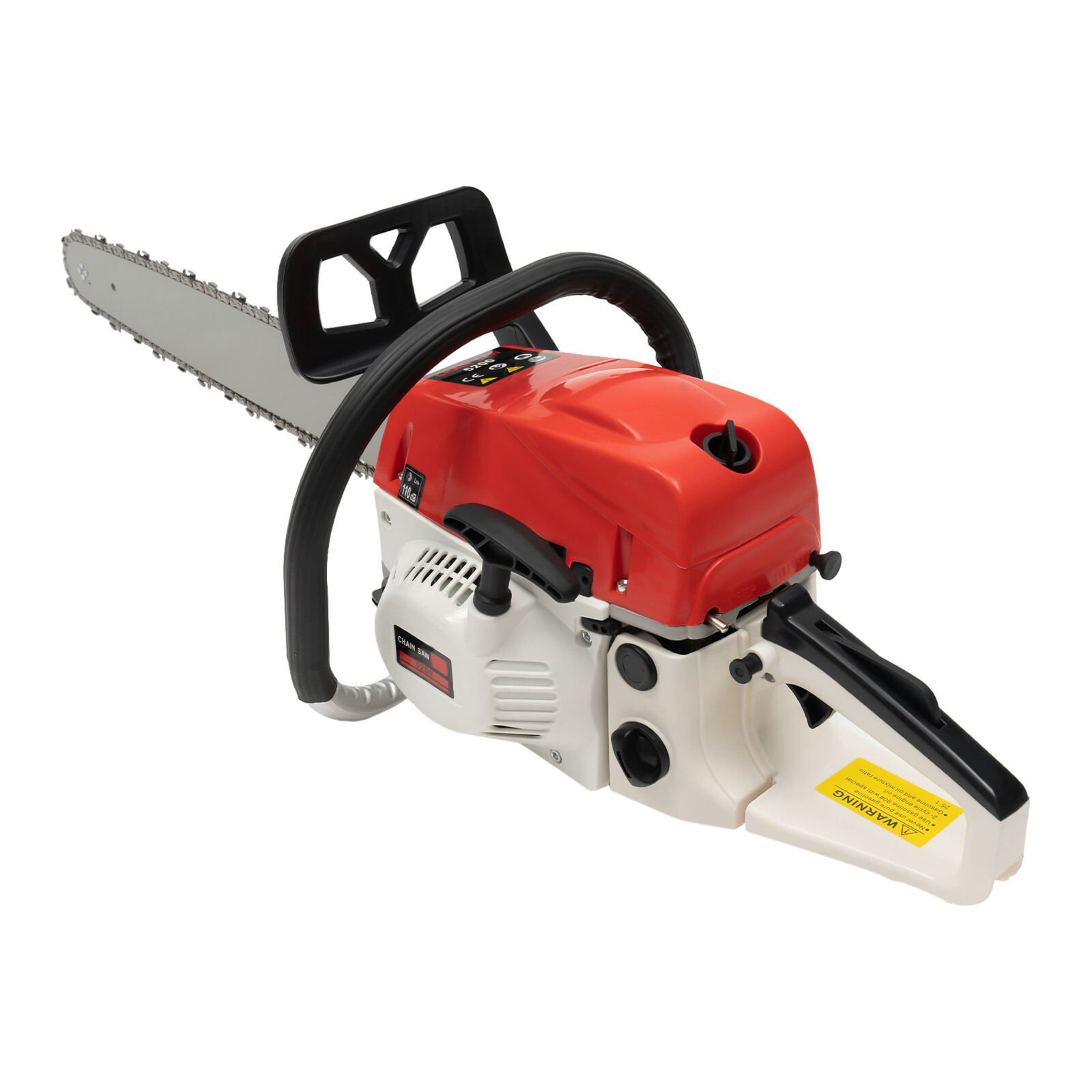 Pro 22" Bar 52cc 2 Stroke Gas Powered Chainsaw Engine Cutting Handheld