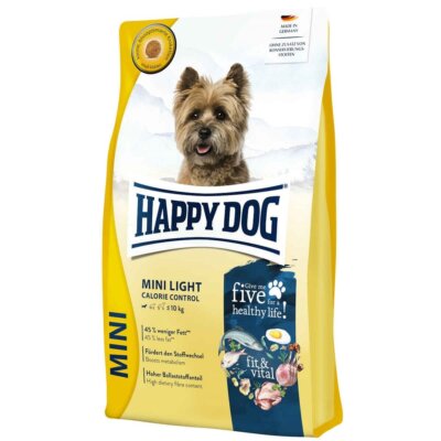 HAPPY DOG Fit&Vital Mini Light adult kleine Rassen Geflügel, Lamm 4kg