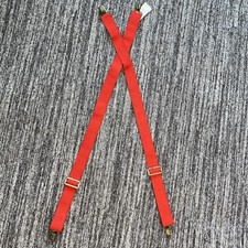 Rubie s Costume Co. Adult Clown Suspenders Red