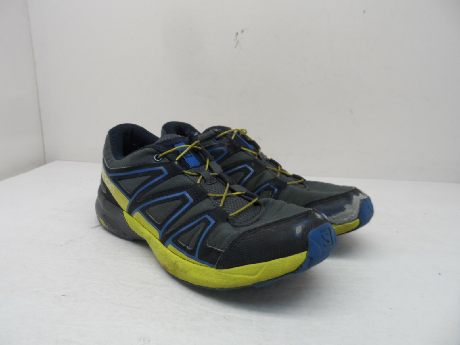 Salomon scarpe da corsa da uomo Speedcross Trail blu verdi taglia 5M