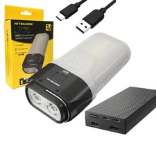 NITECORE LR70 3-in-1 Rechargeable Lantern Flashlight 3000 Lmn w/NB20000 Powerban