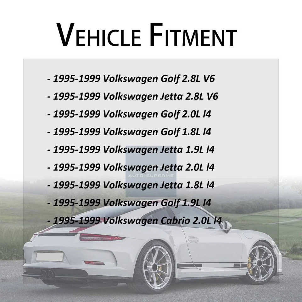 Juego de cables de freno de estacionamiento traseros 2x para Volkswagen Golf 1995-1999 1,9 L Foto 2 de 4