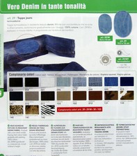 Toppe ovali mini JEANS Termoadesive MARBET 29 - bambino 29M - 19 colori