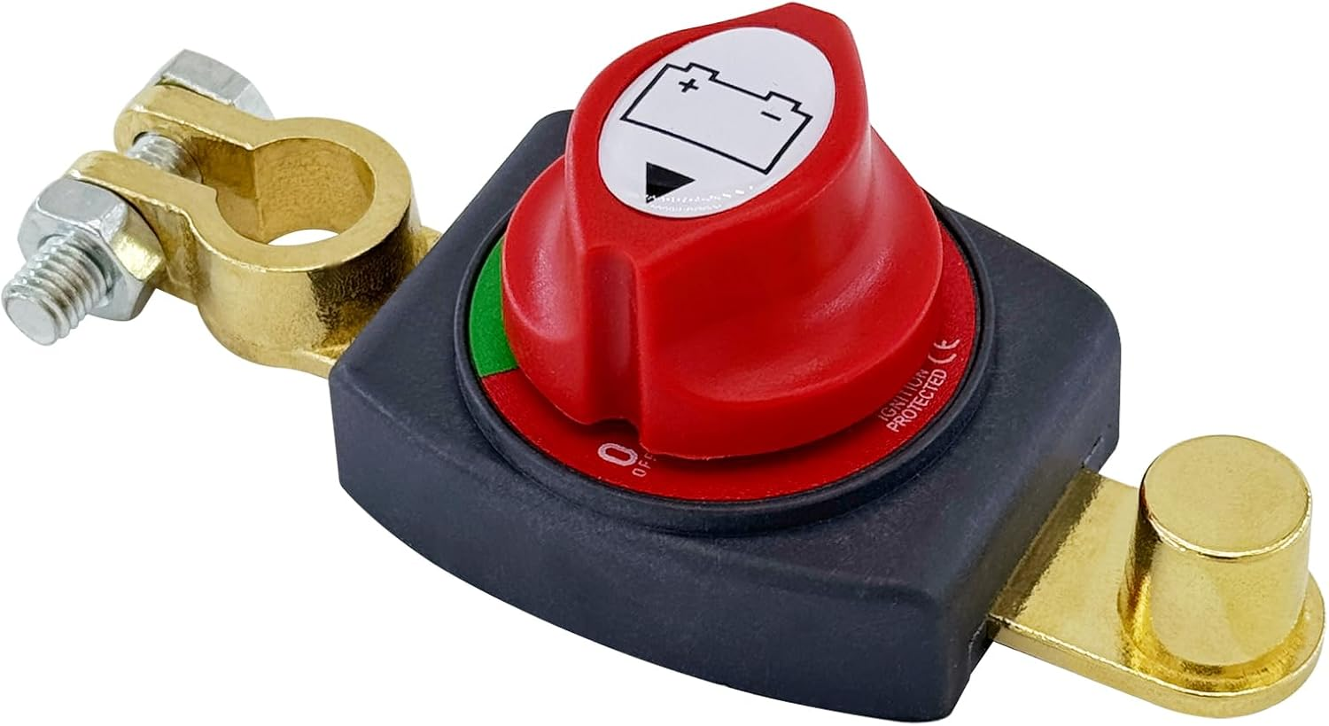 Ampper Top Post Battery Disconnect Switch, 12-48 V Battery Power Cut Master Swit