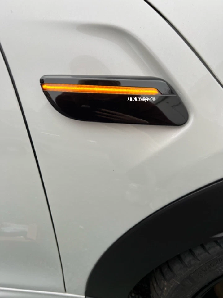 COPPIA indicatori sequenziali dinamici fumè MINI F55 F56 F57 LCI 2 COOPER S JCW - Immagine 3 di 4