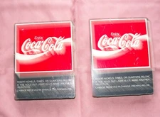 Lot of 2, Dixie-Narco Coca-Cola Validator Hole Plates without Bill Acceptors