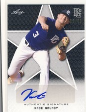 KADE GRUNDY 2020 Leaf Perfect Game PG Black AUTO /50 LOUISVILLE