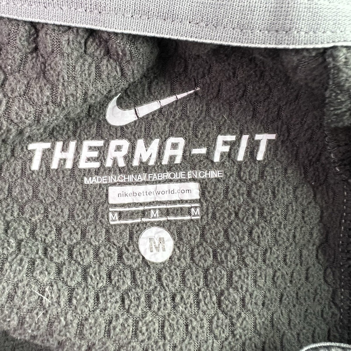 im様 Nike Mens Track Pants Therma Fit Gray Drawstring Activewear