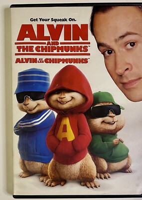 Alvin and the Chipmunks 2007 (DVD) Double Sided Full Screen/Wide Screen Used