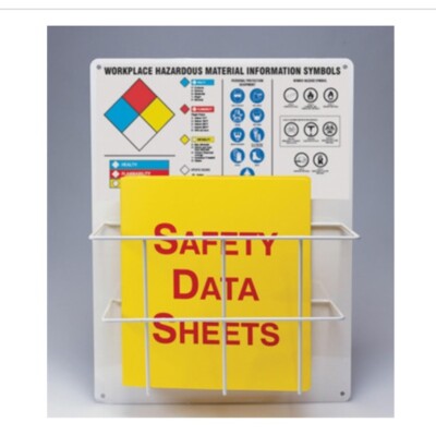 ACCUFORM ZRS349 Aluminum Basket Center Board: Safety Data Sheets Board w/ Kit