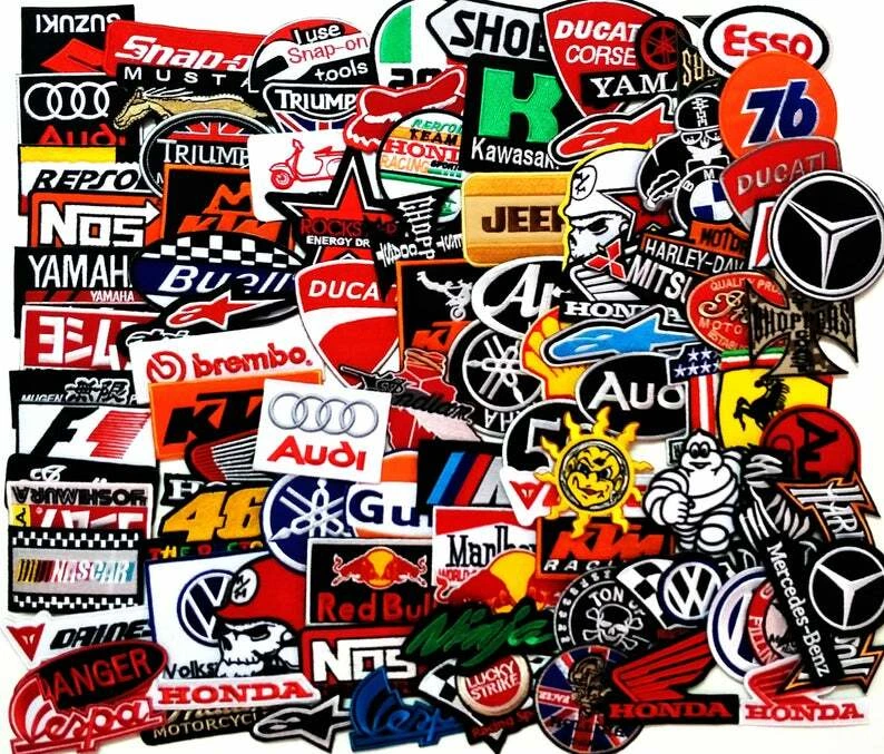 Mix Lot Patchs Wholesale Random Iron On Patch Sew Motif Embroidered Biker - Image 3 of 4