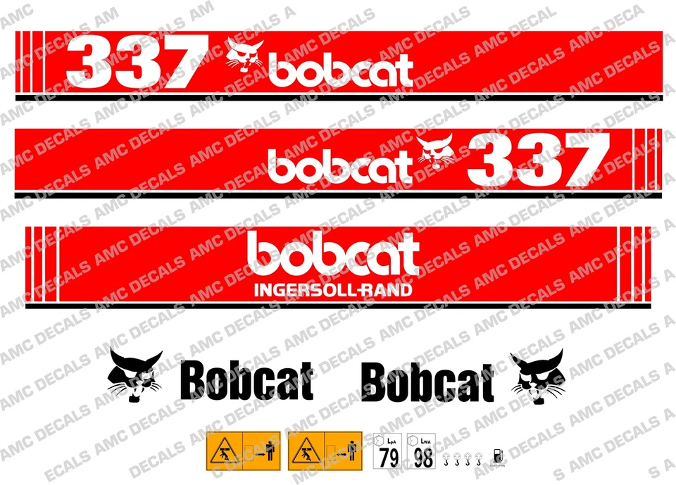 BOBCAT 337 MINI BAGER DECAL SET - Bild 1 von 1