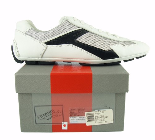 PRADA Laced GUIDA £ 470 Uomo Scarpe Montecarlo made in Italy 100% AUT.  cs16uk | eBay