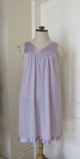 SMALL Vintage Vanity Fair LILAC Silky Soft Nylon CHEMISE Nightgown GOWN