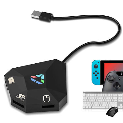 Keyboard And Mouse Converter Adapter For Xbox One Ps4 Switch Ps3 Gaming Ebay