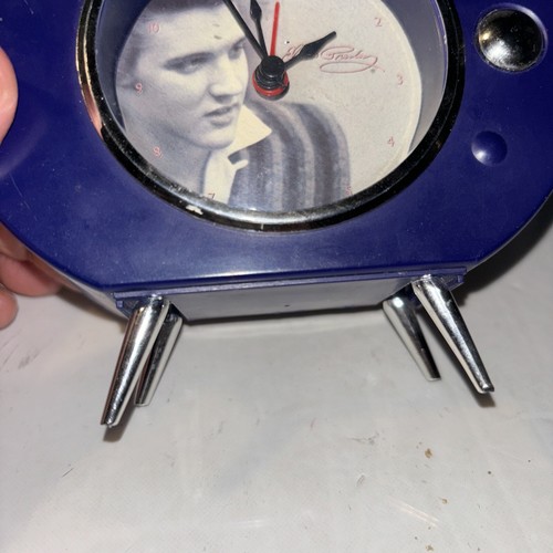 Elvis Presley Alarm Clock The Wertheimer Collection The King Of Music Works W/ba - Picture 7 of 17
