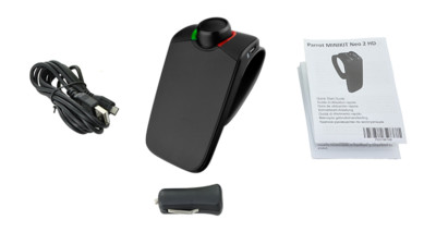 Parrot MINIKIT Neo 2 HD Voice Support Portable Bluetooth Car Handsfree Kit