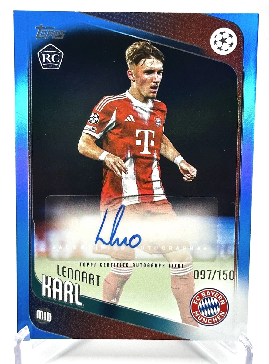 Soccer Bayern Munich Autographed Sports Trading Cards