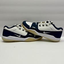 Botín de césped Nike Flywire para hombre azul marino/blanco usado