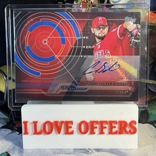 2014 TOPPS TRAJECTORY CAM BEDROSIAN AUTOGRAPH CERTIFIED ISSUE TA-CB ANGELS CSTOR