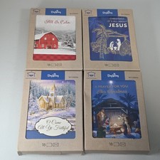 Dayspring Inspirational Religious 18 Card Pack Holiday Christmas Card Lot Of 4