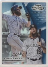 2018 Topps Gold Label Class 1 Blue 90/150 Charlie Blackmon #42 4c5