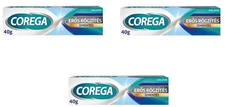 3 X COREGA  TASTELESS DENTURE RETAINER CREAM 3X40GR