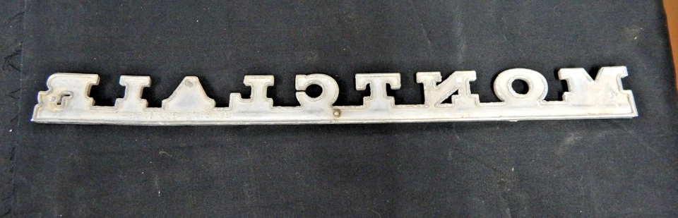 Ford Mercury Montclair 1966 vintage metal cromo emblema C 6 MB 63291A 36-A Foto 4 de 4