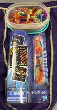 Hasbro Lite Brite Refill Set 8 Paper Patterns 50 Pegs Dolphin Airplane 240 Peg
