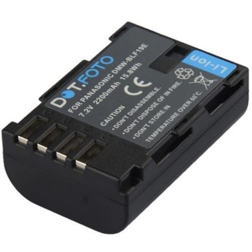 DMW-BLF19 2200mAh Battery for Panasonic Lumix DMC-GH3 GH4 / DC-G9 GH5 GH5S GH5M2