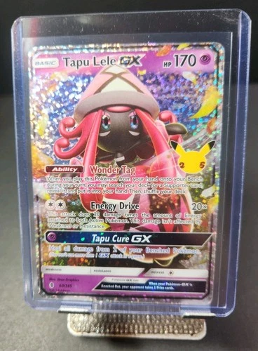 Pokemon Tapu Lele GX 60/145 Celebrations: Classic Collection Holo NM