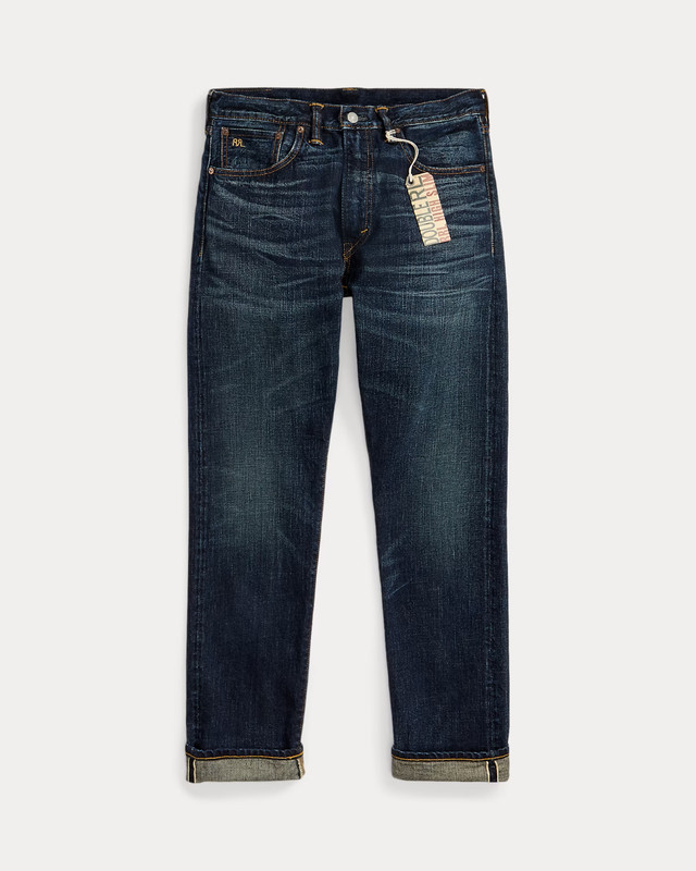 RRL Double RL Bayview Wash Selvedge Denim Men’s Jeans Size 38 X 32 NWT, $495