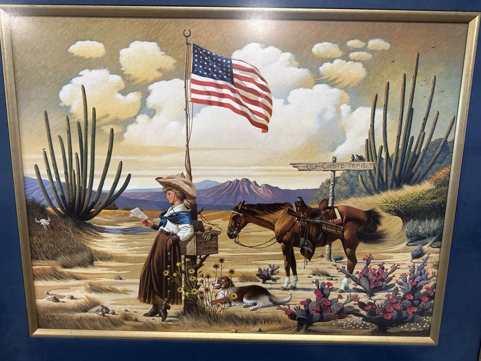 Carta de amor de Larami Charles Wysocki enmarcada firmada numerada 1069/1500 COMPRAR AHORA Foto 2 de 4