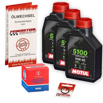 Honda Silver Wing 600 (PF01) 01-10, Motul 10W40 ESTER Öl + MiW Ölfilter, Motoröl